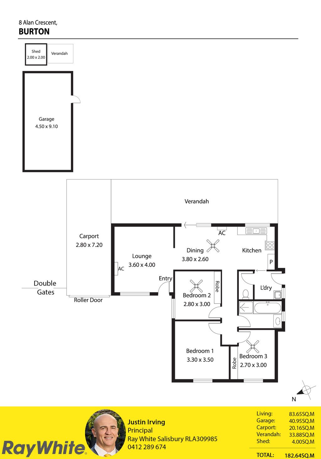 8 ALAN CR, BURTON SA 5110, 0房, 0浴, House