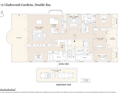2/17 Gladswood Gardens, Double Bay, Eastern Suburbs, 4 कमरे, 3 बाथरूम, Apartment