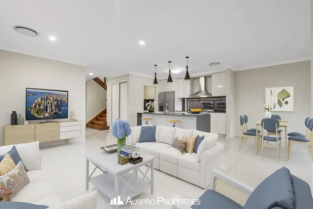 Coorparoo 5房 优质地段 455平米 Coorparoo 宽敞五卧 现代厨房 不锈钢电器 智能平面图 步行学校 商圈 公交火车 Contemporary Style Living with Home Business Potential