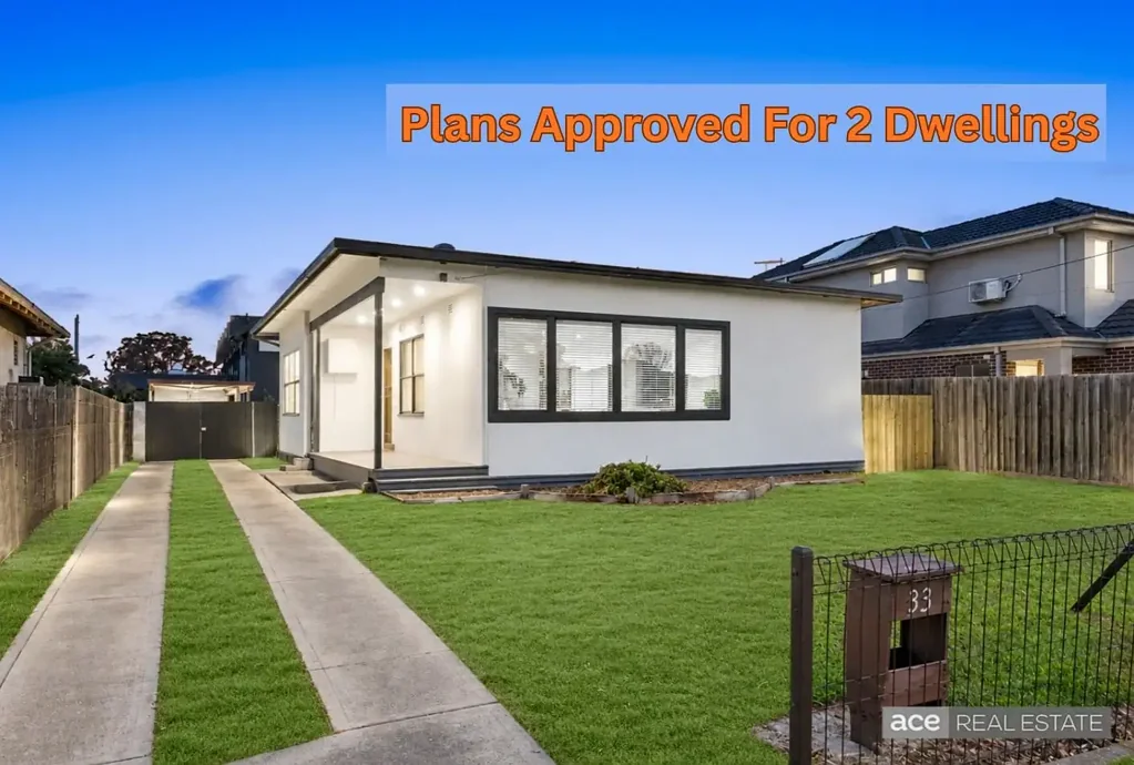 Laverton 3Kwarto PLANS APPROVED FOR 2 DWELLINGS (Single Storey - 3 Bedders + Study each)!!