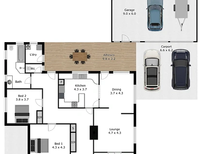 11 High Street, Chiltern, VIC 3683, 3房, 1浴, House