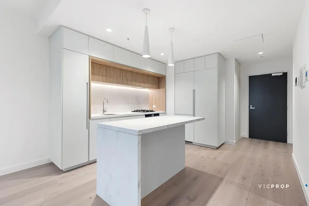 Melbourne 1 Bedroom Sleek City Showpiece in Resort-Inspired West Side Place