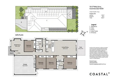 115 O'Reilly Drive, Coomera, QLD 4209, 4房, 2浴, House