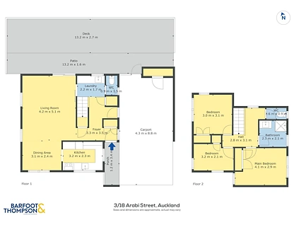 3/18 Arabi Street, Sandringham, Auckland City, 3房, 1浴, 独立屋