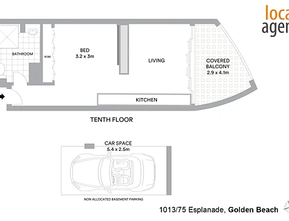 1013/75 Esplanade, Golden Beach, Sunshine Coast, 1 phòng ngủ, 1 phòng tắm, Unit