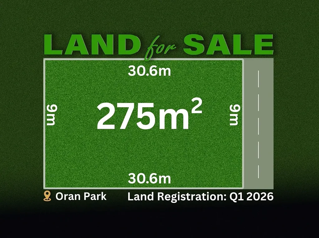 Oran Park Oran Park黄金地块 275㎡起 近购物中心 靠近地铁 未来机场近 20分钟车程 LAND FOR SALE!!!
0452242147
