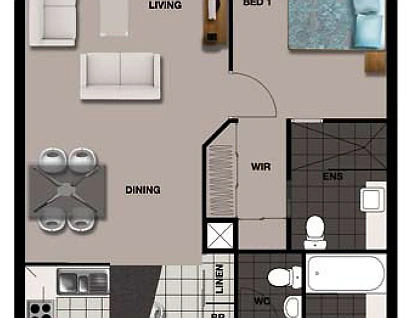52/57 Grand Parade, Parrearra, Sunshine Coast, 2部屋, 2バスルーム, Apartment