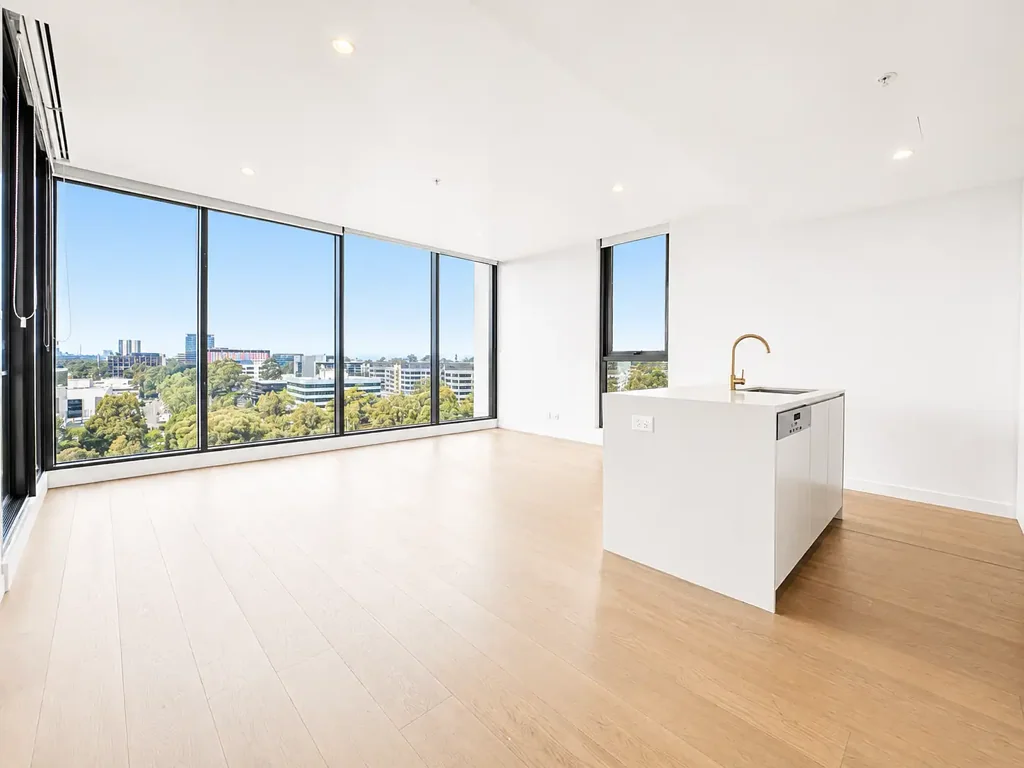 Timber Floor Throughout the Living Area & Kitchen Island & Spacious & Bright & Secure & Quiet & Close to Metro and Shopping Mall