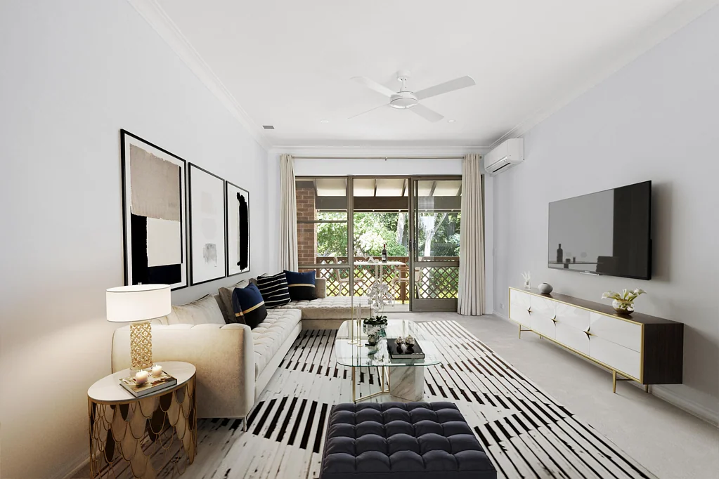 Turramurra 2ห้องนอน Light-filled, low-maintenance apartment offers effortless independent living