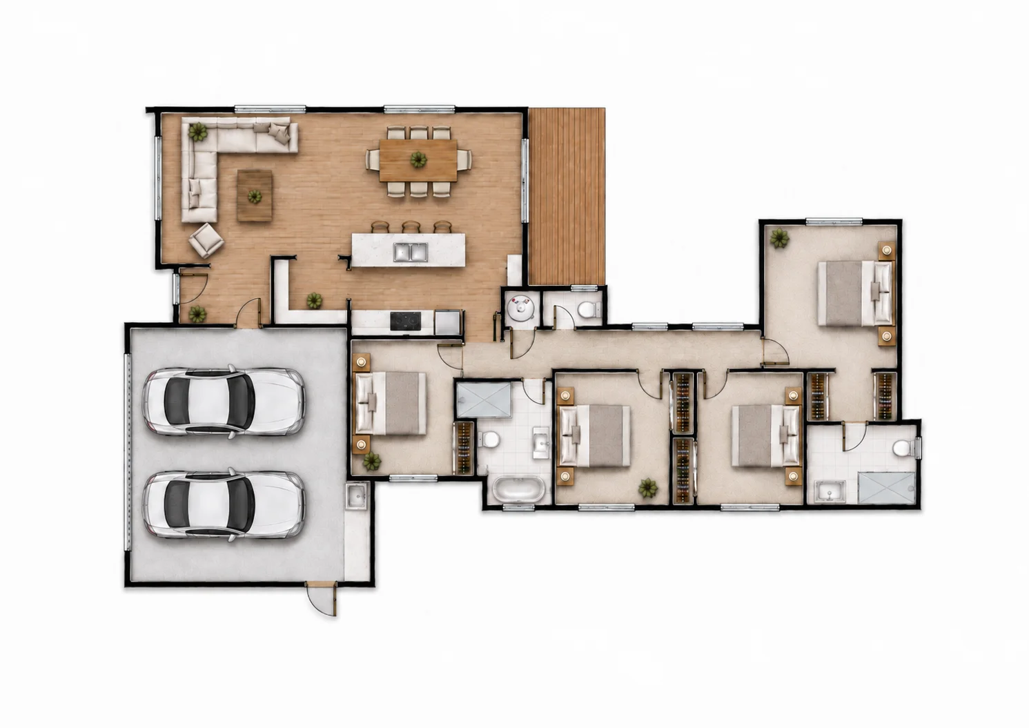 3 Panorama Drive, Rolleston, Selwyn, Canterbury, 4 Schlafzimmer, 2 Badezimmer, House