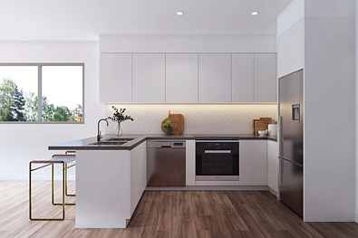 Brand New 2 bed 1.5 bath off street parking