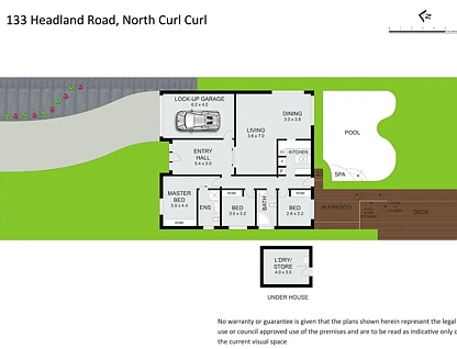 133 Headland Road, North Curl Curl, Northern Beaches, 3部屋, 2バスルーム, House