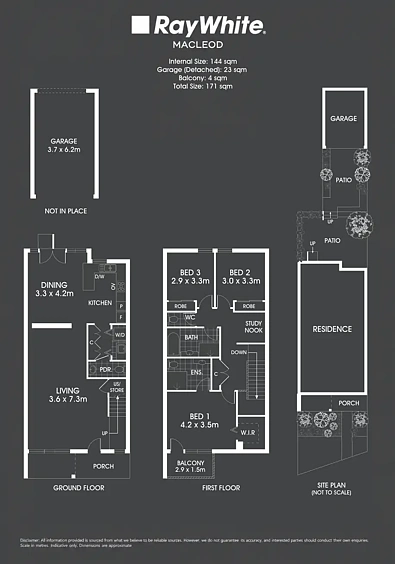 户型图 - 7/25 Pottage Circuit, Macleod, VIC 3085
