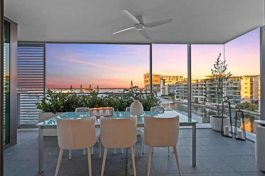 Paradise Point 2 Bedroom Coastal Elegance Meets Designer Luxury with Stunning Water Views!