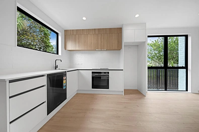 Brand New 2 bed 2 bath end unit + parking