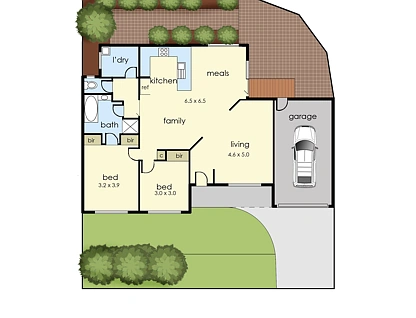 2/38-40 Lindrum Road, Frankston, Mornington Peninsula, 2 phòng ngủ, 1 phòng tắm, Unit
