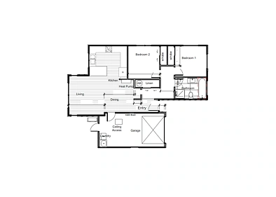 52A Korimako Crescent, Rolleston, Selwyn, 2 Schlafzimmer, 1 Badezimmer, House