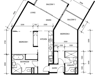 7006-07/1-25 Bells Boulevard, Kingscliff, North Coast, 2 Kuwarto, 2 Banyo, Apartment