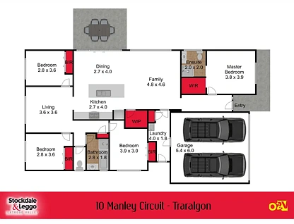 10 Manley Circuit, Traralgon, VIC 3844, 4房, 2浴, House
