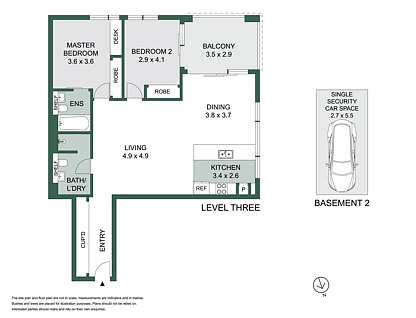 304/290 Burns Bay Road, Lane Cove, Lower North Shore, 2 phòng ngủ, 2 phòng tắm, Apartment