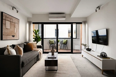 702/18 Russell Place, Melbourne, VIC 3000, 2 Bedrooms, 2 Bathrooms, Apartment