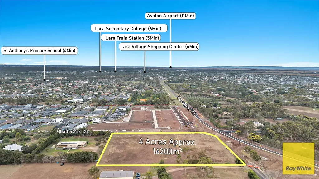Lara Prime 4-Acre Corner Development Opportunity in Lara West PSP