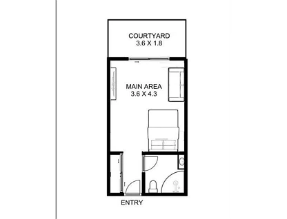 10/14 Sandpiper Place, Frankston, Mornington Peninsula, 1 phòng ngủ, 1 phòng tắm, Unit