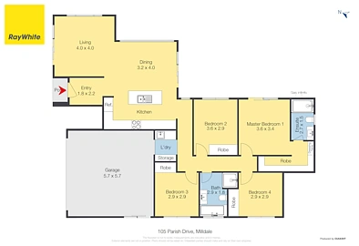 105 Parish Drive, Milldale, Rodney, 4 Schlafzimmer, 2 Badezimmer, House