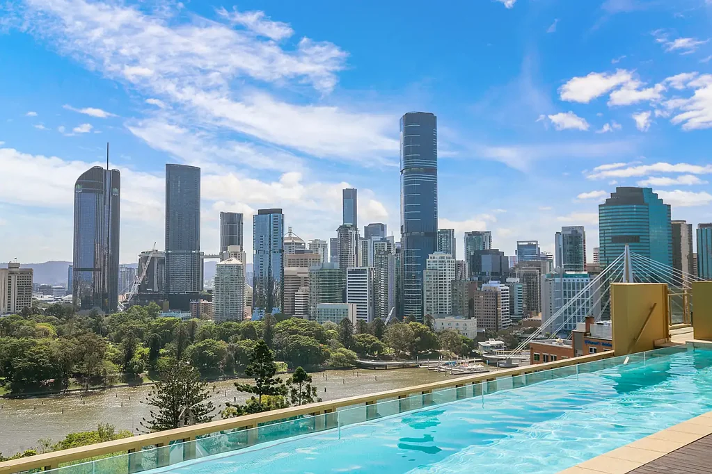 Kangaroo Point 2ਬੈੱਡਰੂਮ Your Private Sunset Retreat Above Kangaroo Point