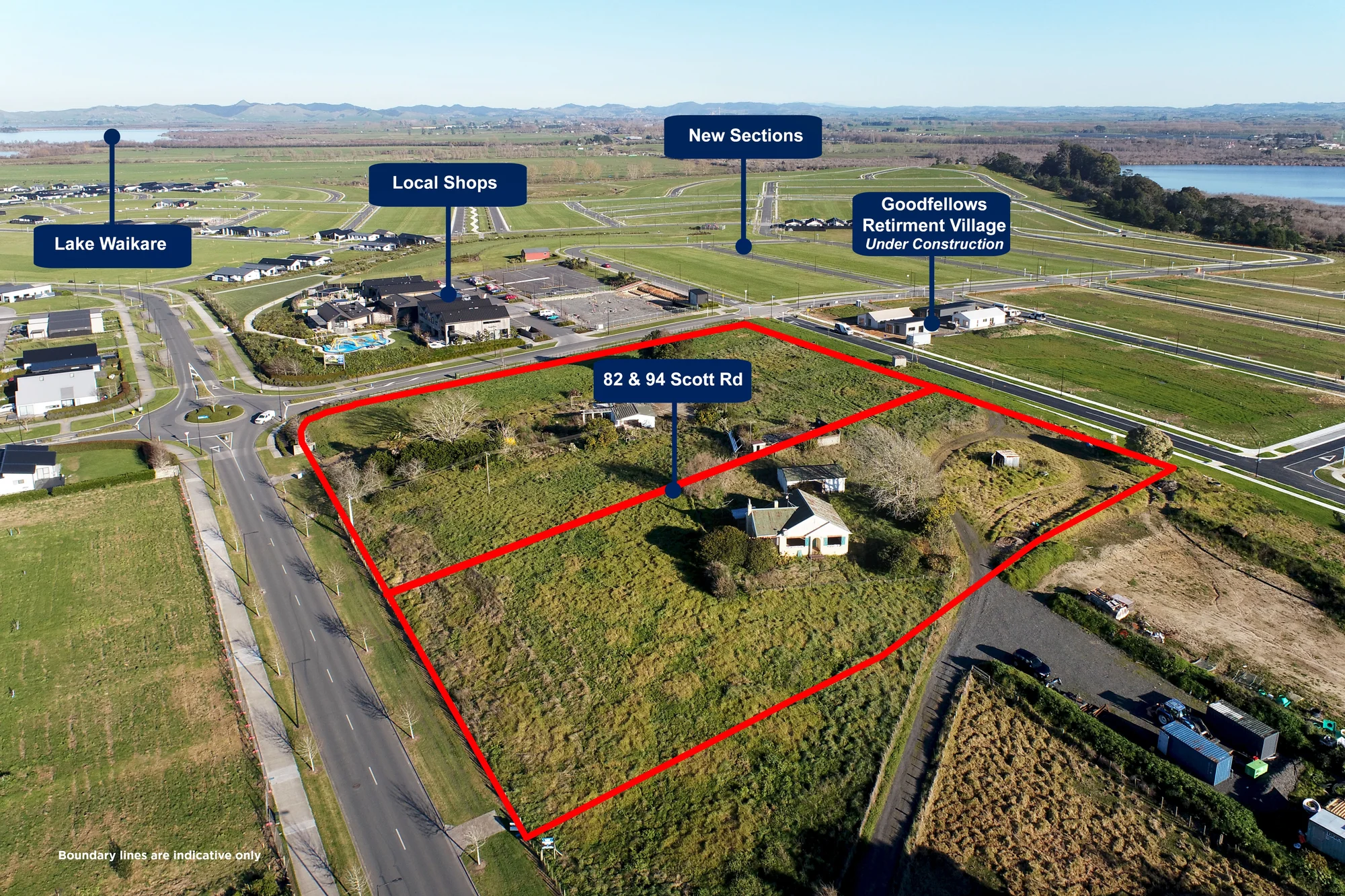 Te Kauwhata Strategic lakeside estate gateway landholding