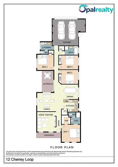 12 Cheney Loop, Secret Harbour, WA 6173, 4 Schlafzimmer, 2 Badezimmer, House