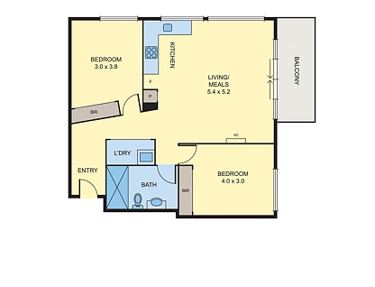 110/2 Yarra Bing Crescent, Burwood, Inner East Melbourne, 2房, 1浴, Apartment
