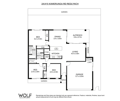 2A/415 Kamerunga Road, Redlynch, QLD 4870, 3 Schlafzimmer, 2 Badezimmer, House