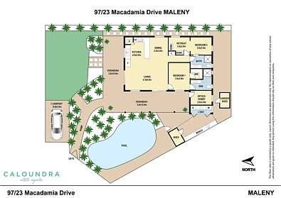 97/23 Macadamia Drive, Maleny, QLD 4552, 2 slaapkamers, 2 badkamers, House