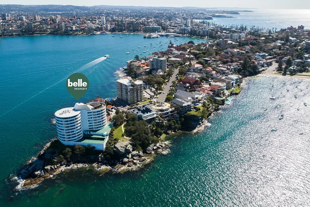 Manly 2कमरा Absolute waterfront security apartment with awe-inspiring harbour panoramas