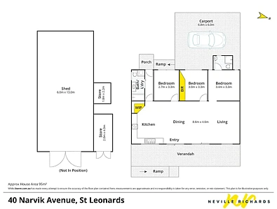 ਮੰਜ਼ਿਲ ਦੀ ਯੋਜਨਾ - 40 Narvik Avenue, St Leonards, VIC 3223