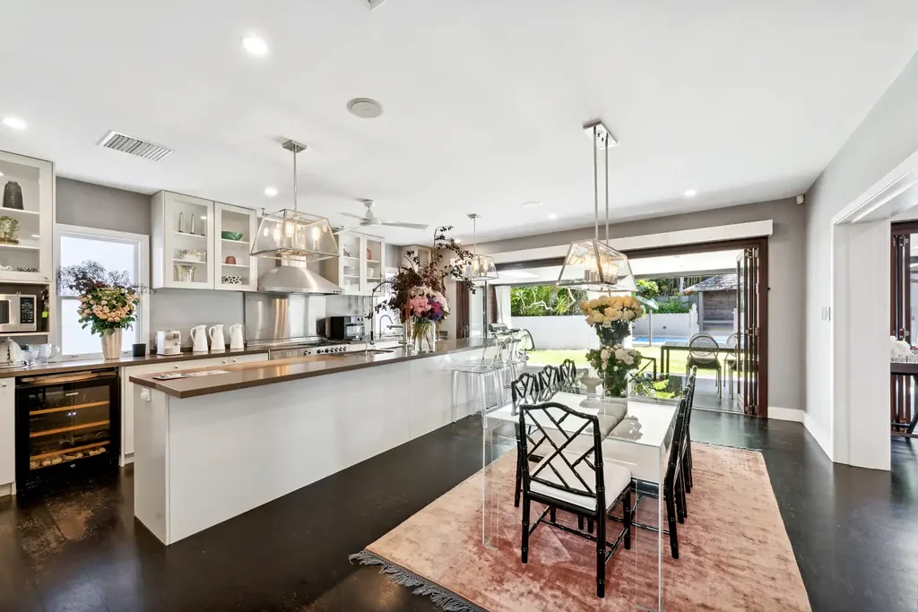 Contemporary Sandstone Home Boasting Classic Charm and Space