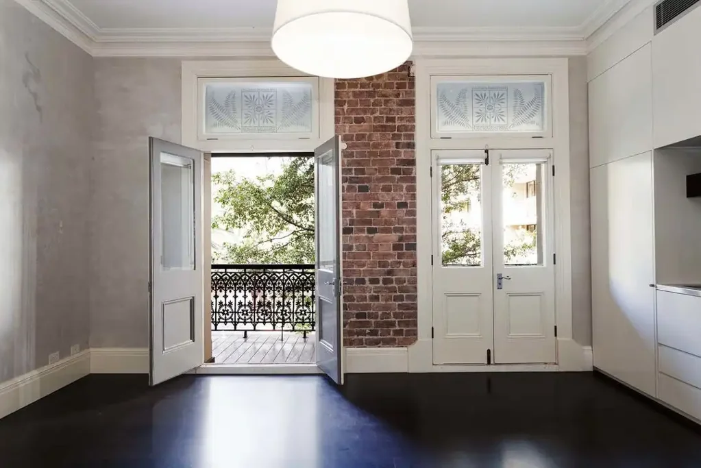 Spacious one bedroom with large full width balcony