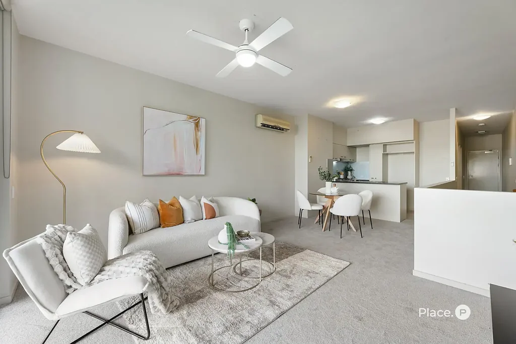 Bulimba 2房 Bulimba核心地带 时尚两居室 东向私人阳台 现代厨房电器 豪华盐水源泳池 步行生活便利 Contemporary Two-Level Apartment in a Blue-Chip Bulimba Address