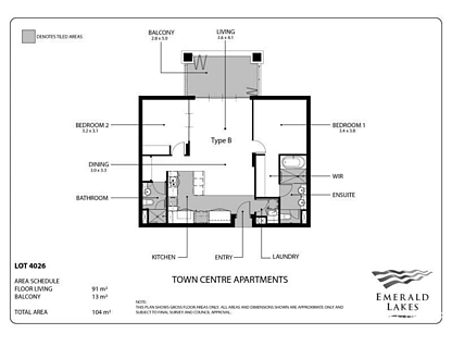 4036/3027 The Boulevard, Carrara, Gold Coast, 2房, 2浴, Apartment