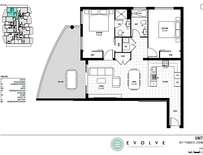 404/39 Thomas Street, Chermside, Brisbane - Northern Region , 2 Schlafzimmer, 2 Badezimmer, Apartment