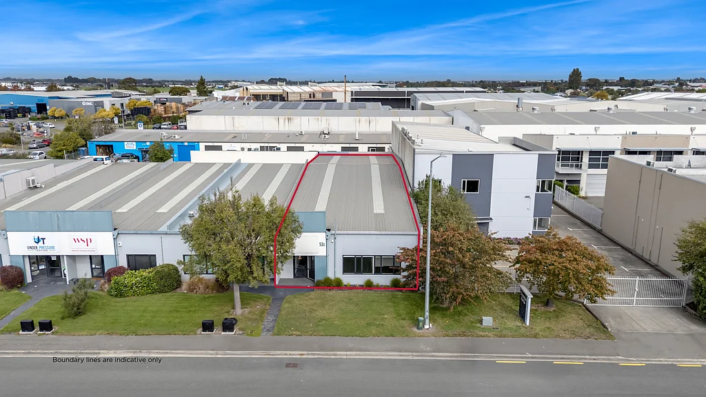 Wigram Vacant industrial unit – Road frontage on Hayton