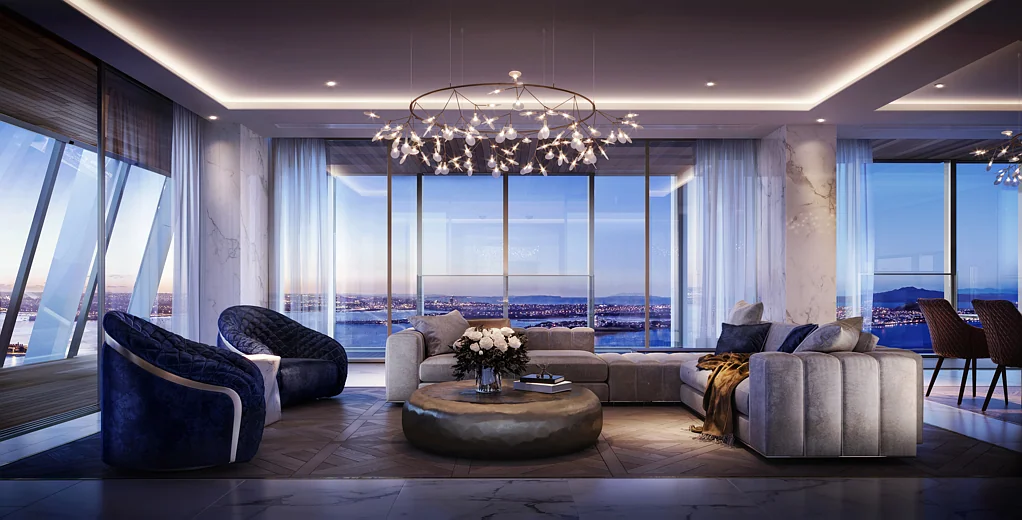 Auckland Central 4 Bedroom Exquisite Penthouse Living at Seascape