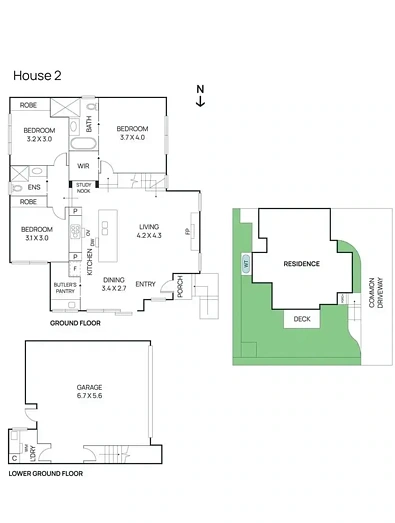2/8 Bird Street, Eltham, VIC 3095, 3 Bedrooms, 2 Bathrooms, Townhouse