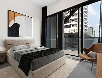 401/2 Joseph Road, Footscray, Western Melbourne, 2房, 2浴, Apartment