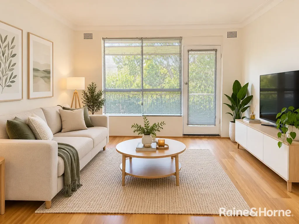 Light-Filled Two-Bedroom Apartment with Air Conditioning & Leafy Balcony