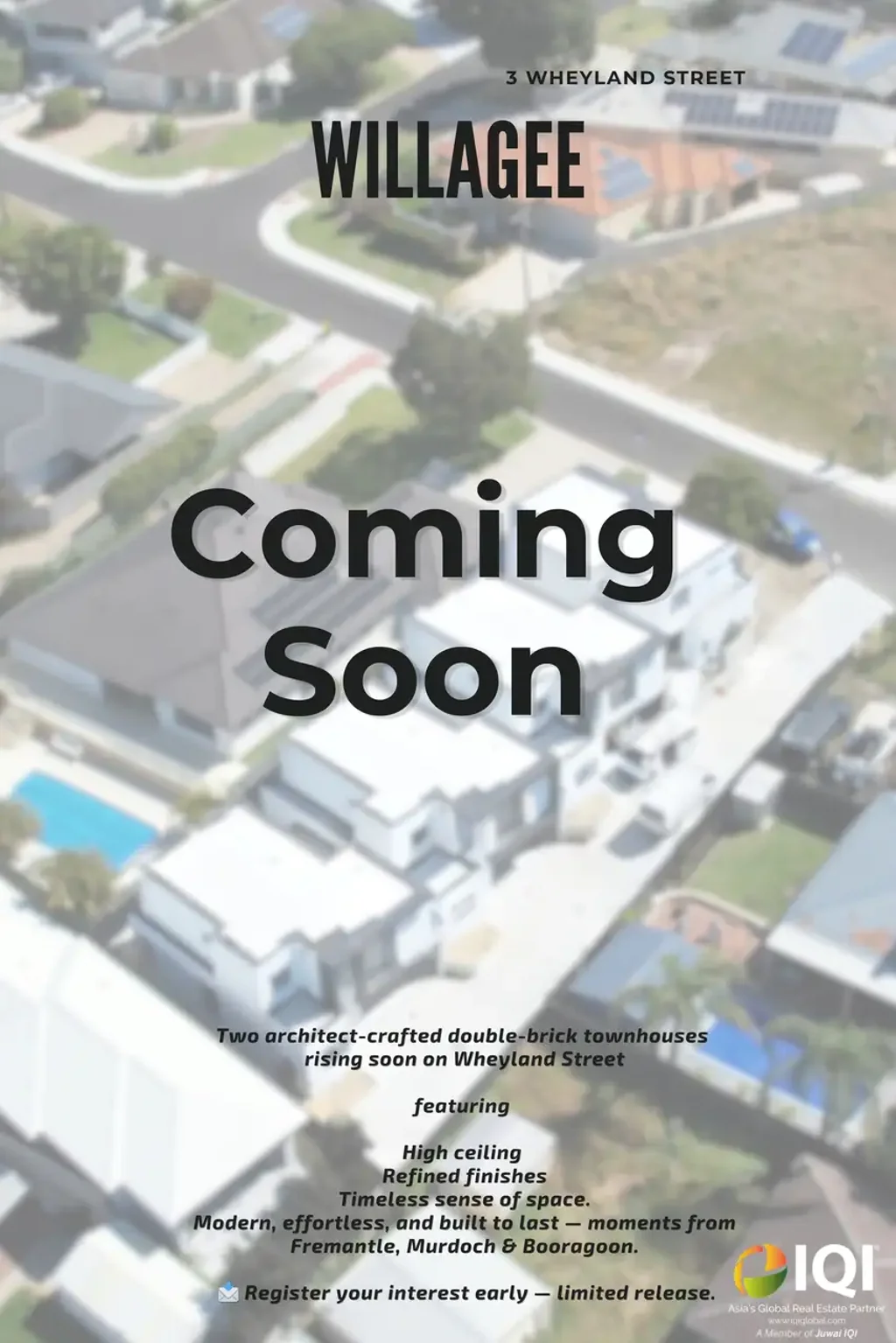 Willagee 3ਬੈੱਡਰੂਮ COMING SOON
Brand-New Townhouses | Modern Design | Move In Before Christmas