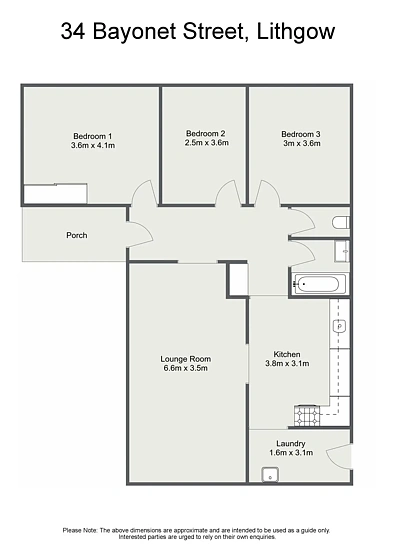 34 Bayonet Street, Lithgow, NSW 2790, 3 slaapkamers, 1 badkamers, House