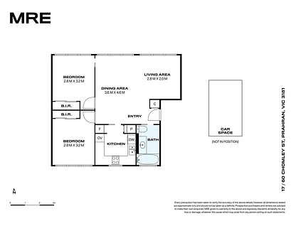 17/60 Chomley Street, Prahran, VIC 3181, 2 Kuwarto, 1 Banyo, Apartment
