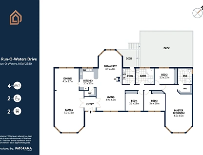 208 Run-O-Waters Drive, Goulburn, South Coast, 4房, 2浴, House